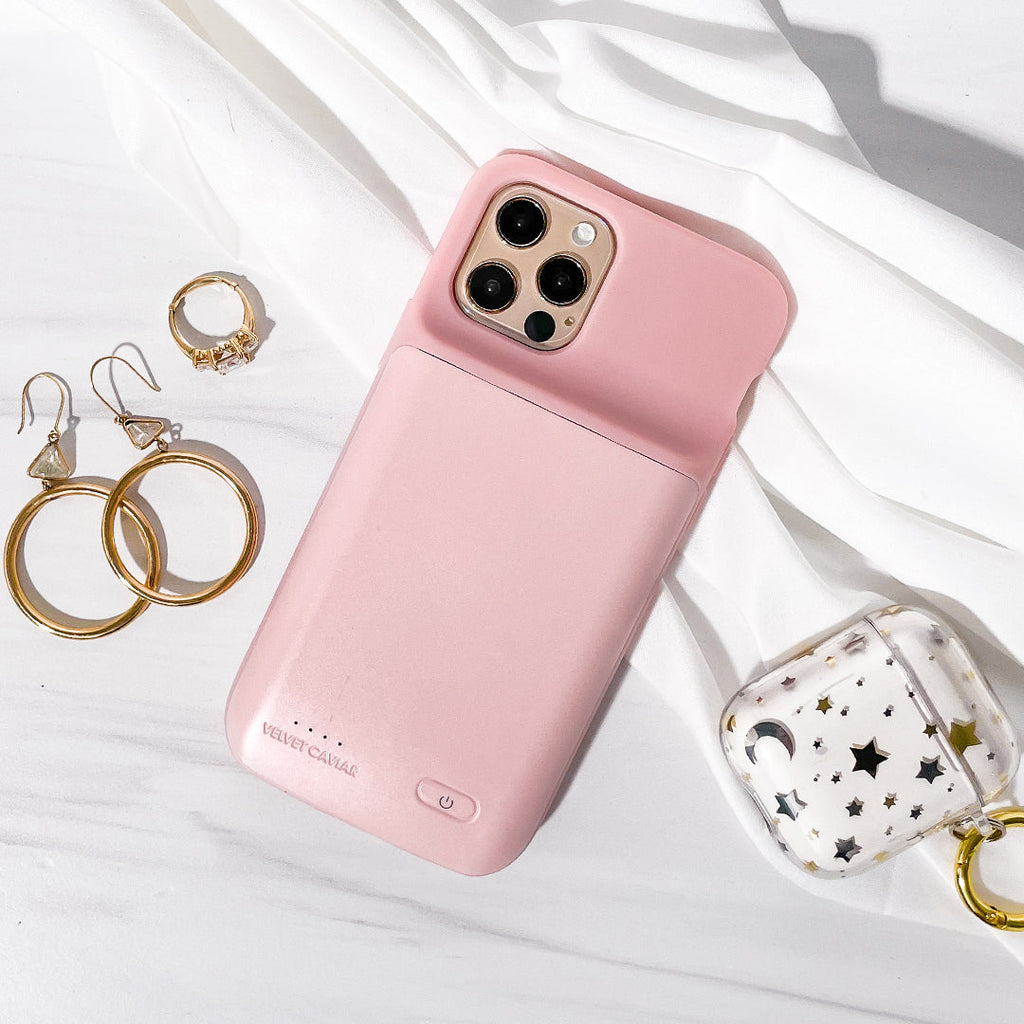 Pink iPhone Charging Case