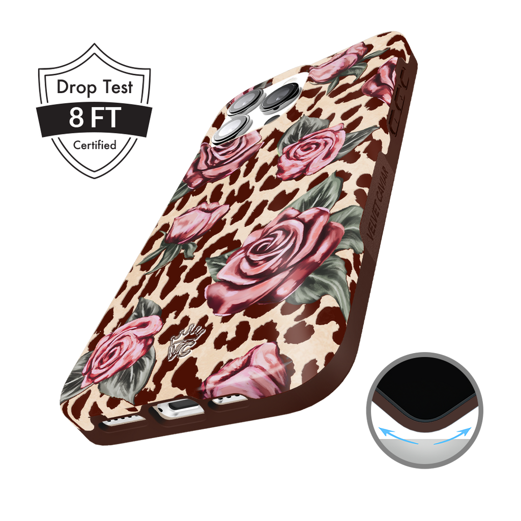 Rosy Leopard iPhone Case
