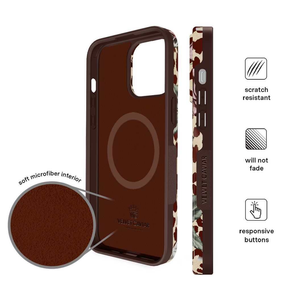 Rosy Leopard iPhone Case