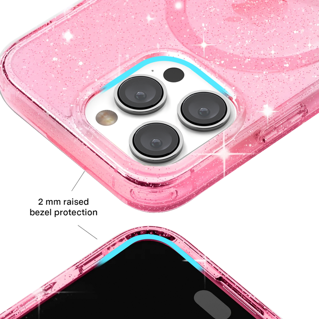 Pink Stardust Glitter iPhone Case