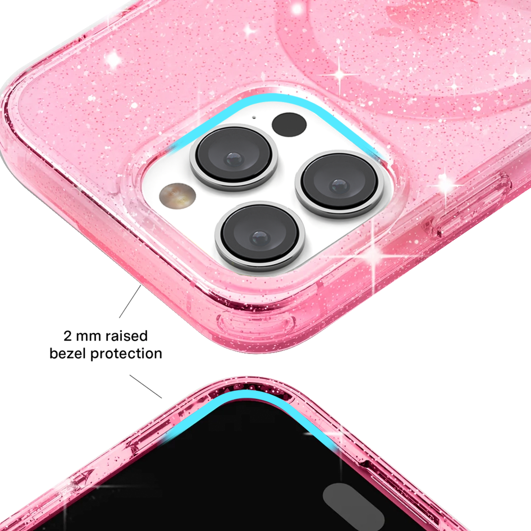 Pink Stardust Glitter iPhone Case