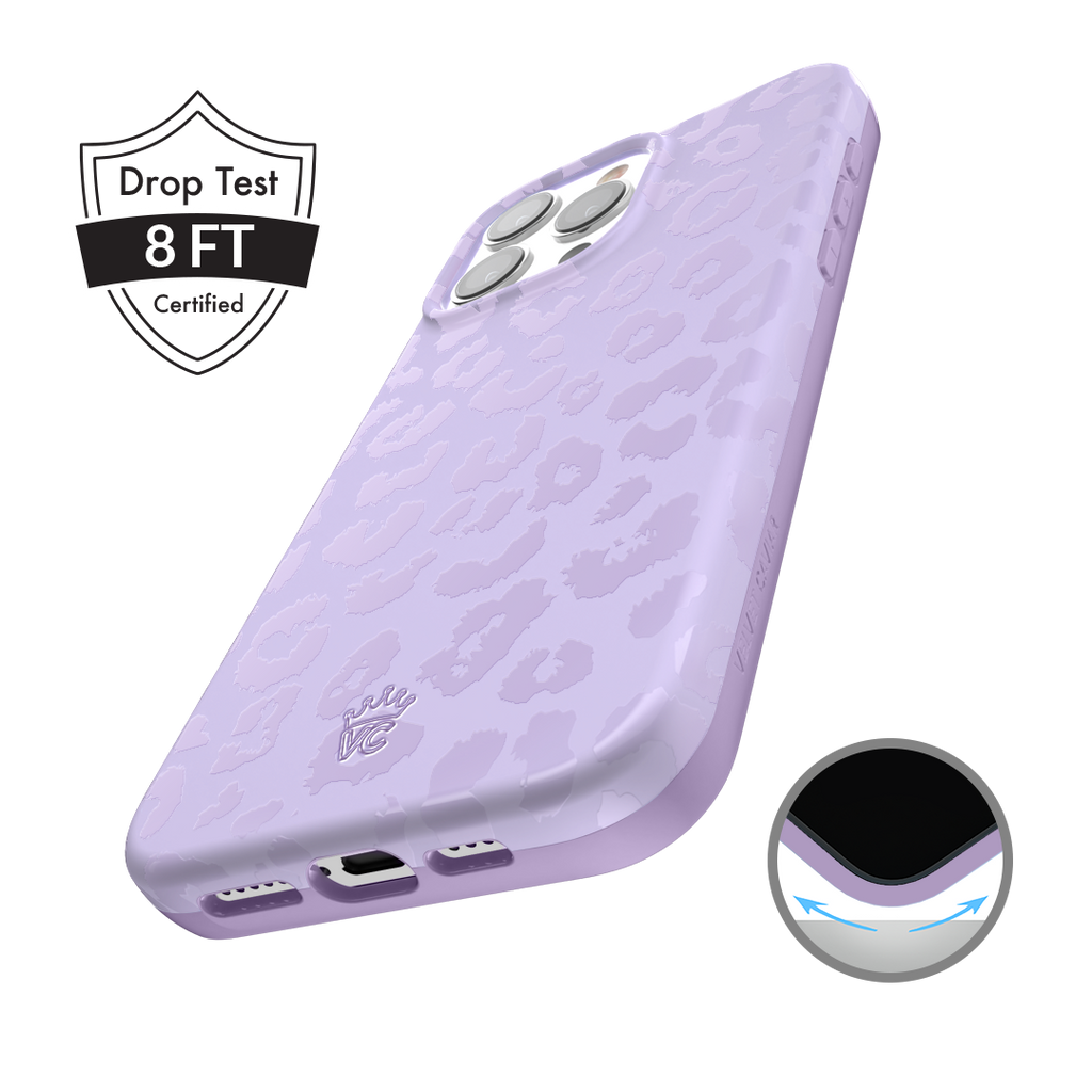 Lilac Leopard iPhone Case