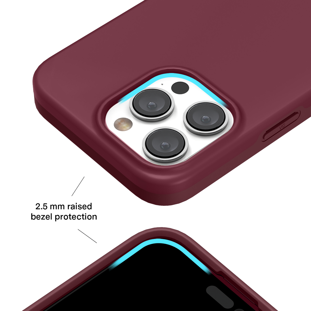 Burgundy 1990 iPhone Case