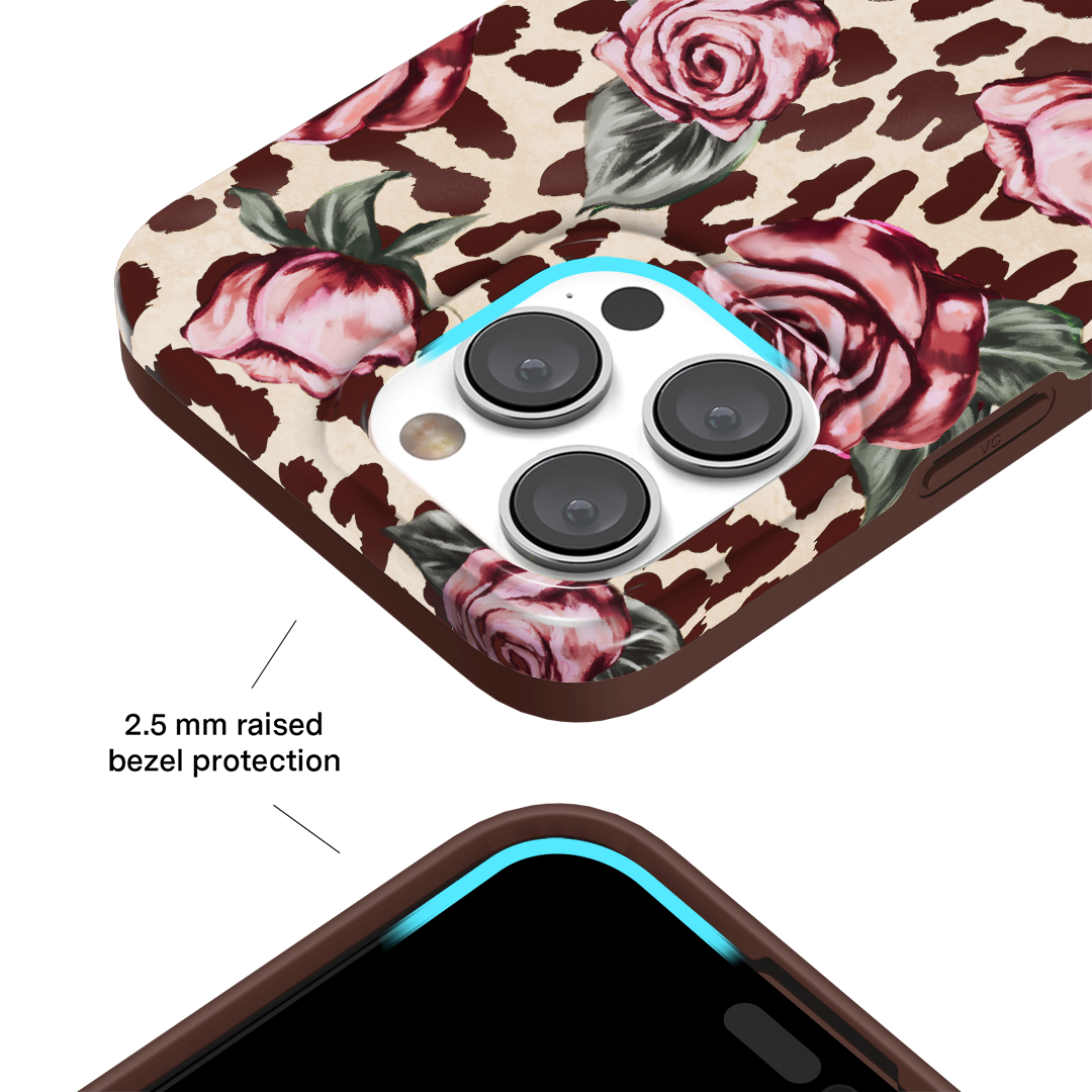 Rosy Leopard iPhone Case