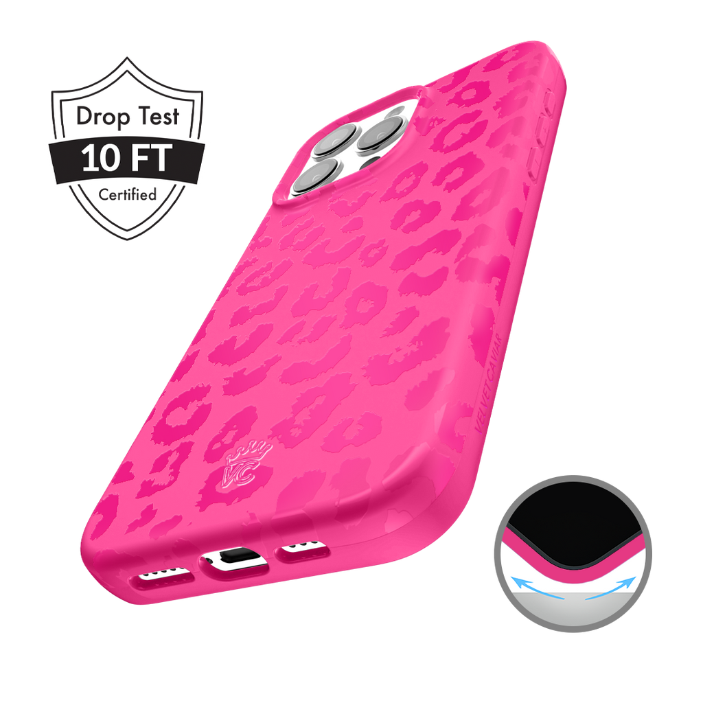 Even Hotter Pink Leopard iPhone Case