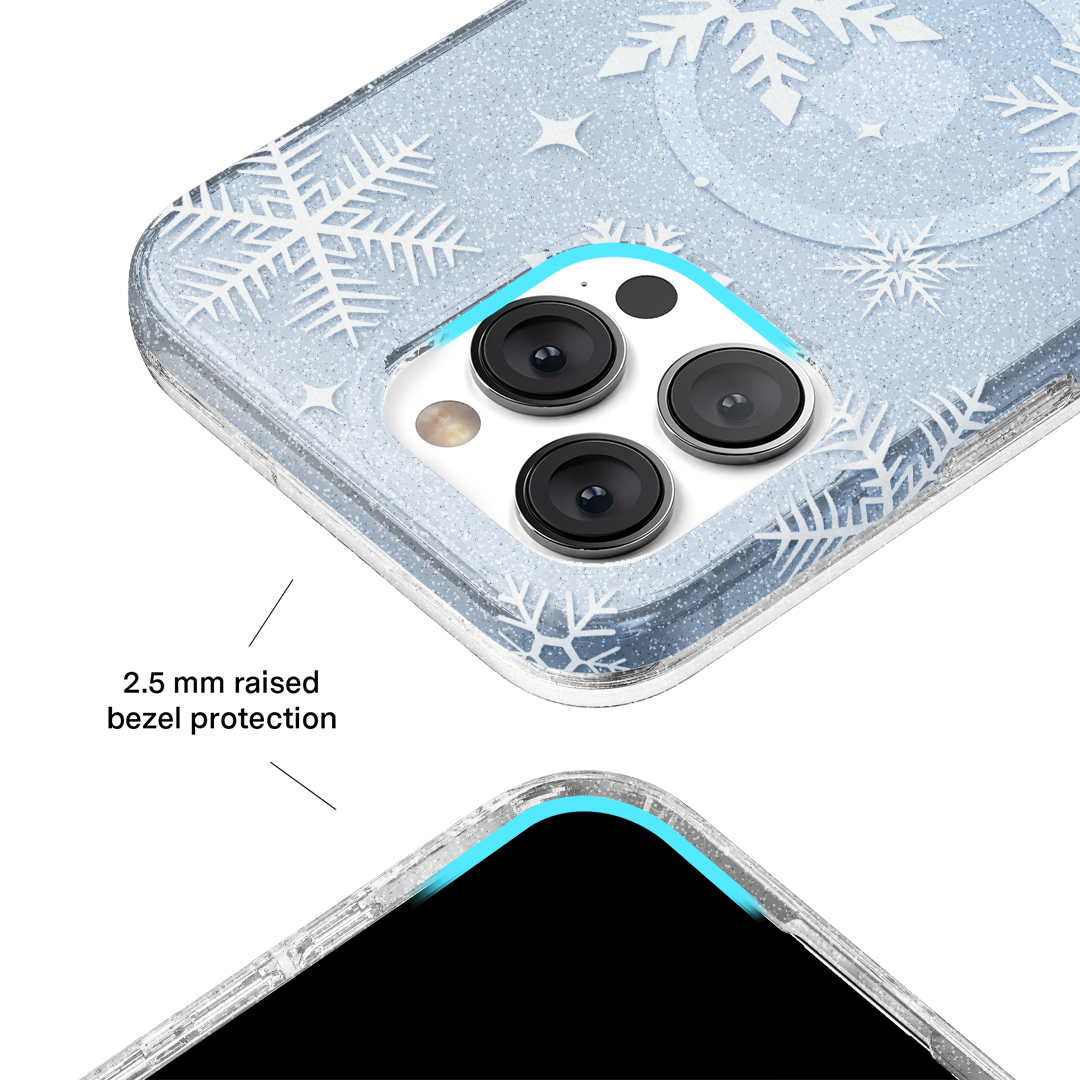 Snow Angel Glitter iPhone Case