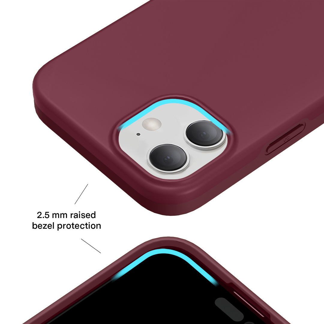 Burgundy 1990 iPhone Case