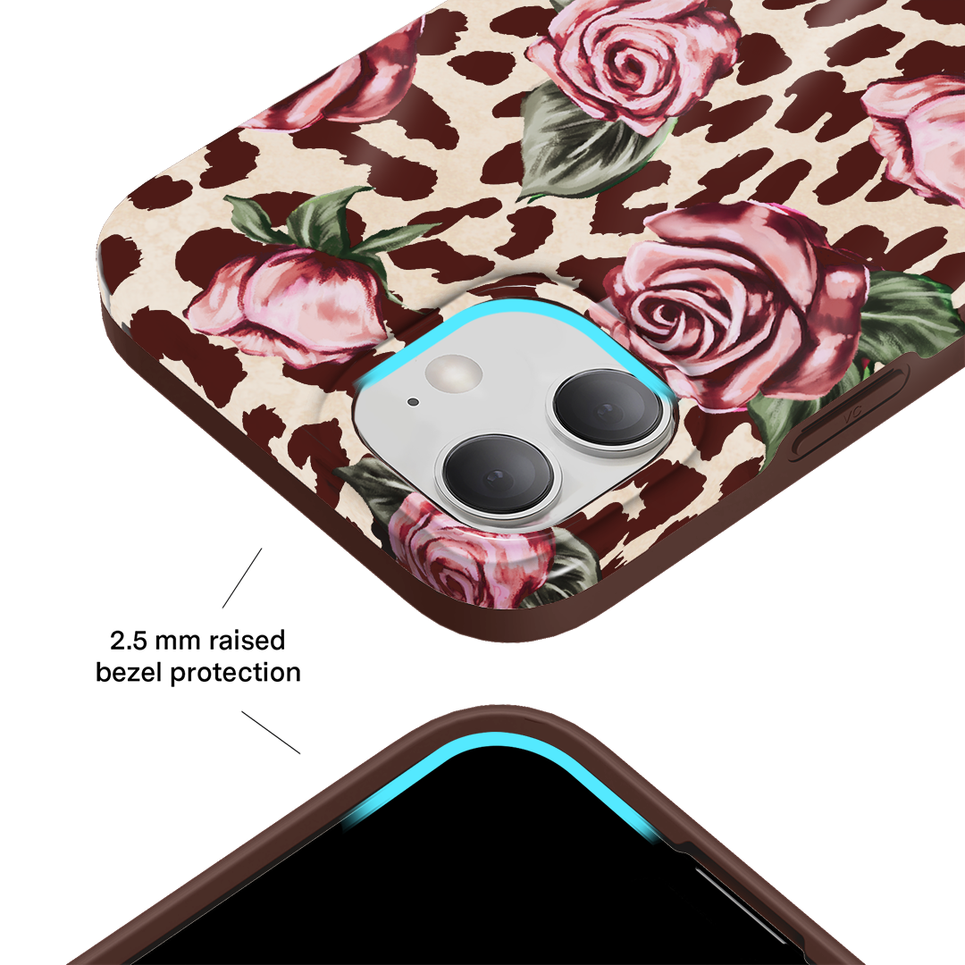 Rosy Leopard iPhone Case