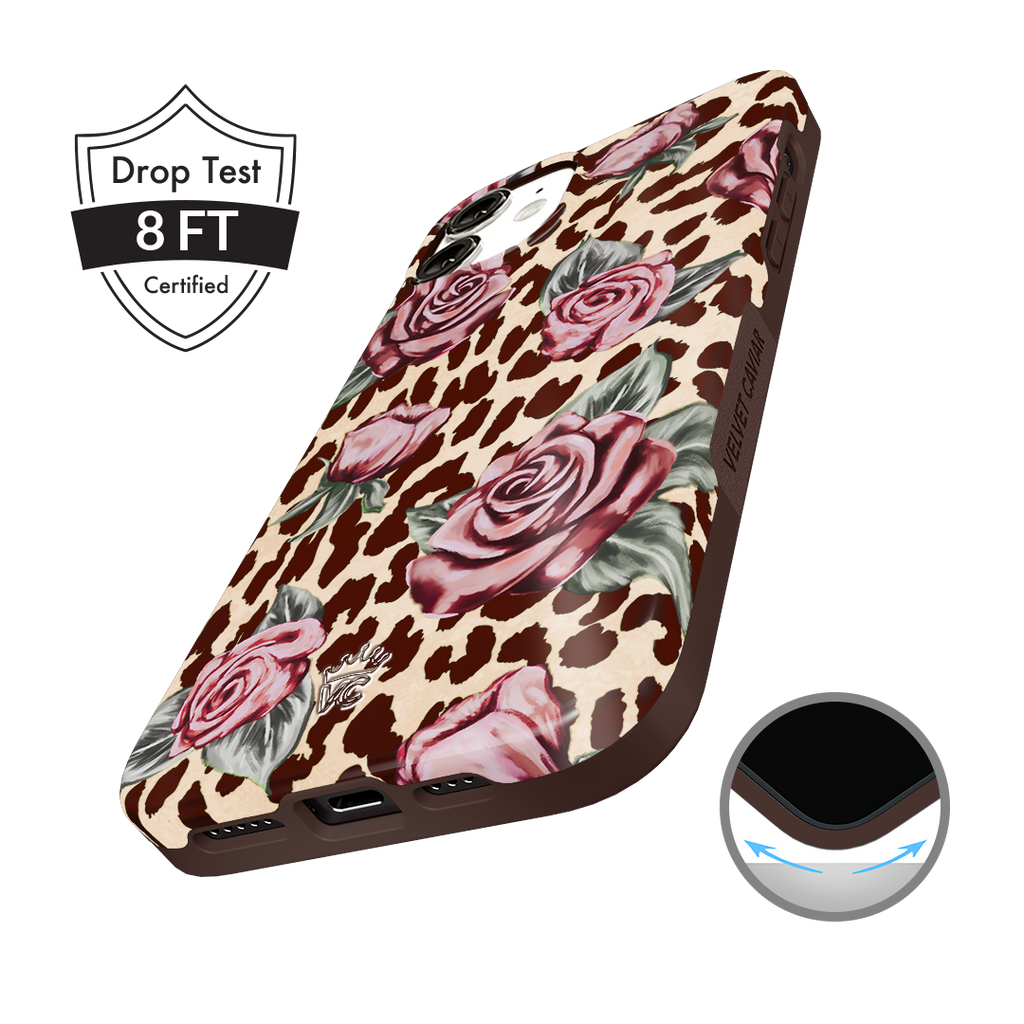 Rosy Leopard iPhone Case