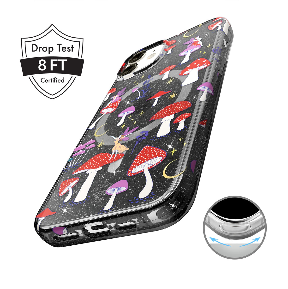 Mystic Mushrooms iPhone Case