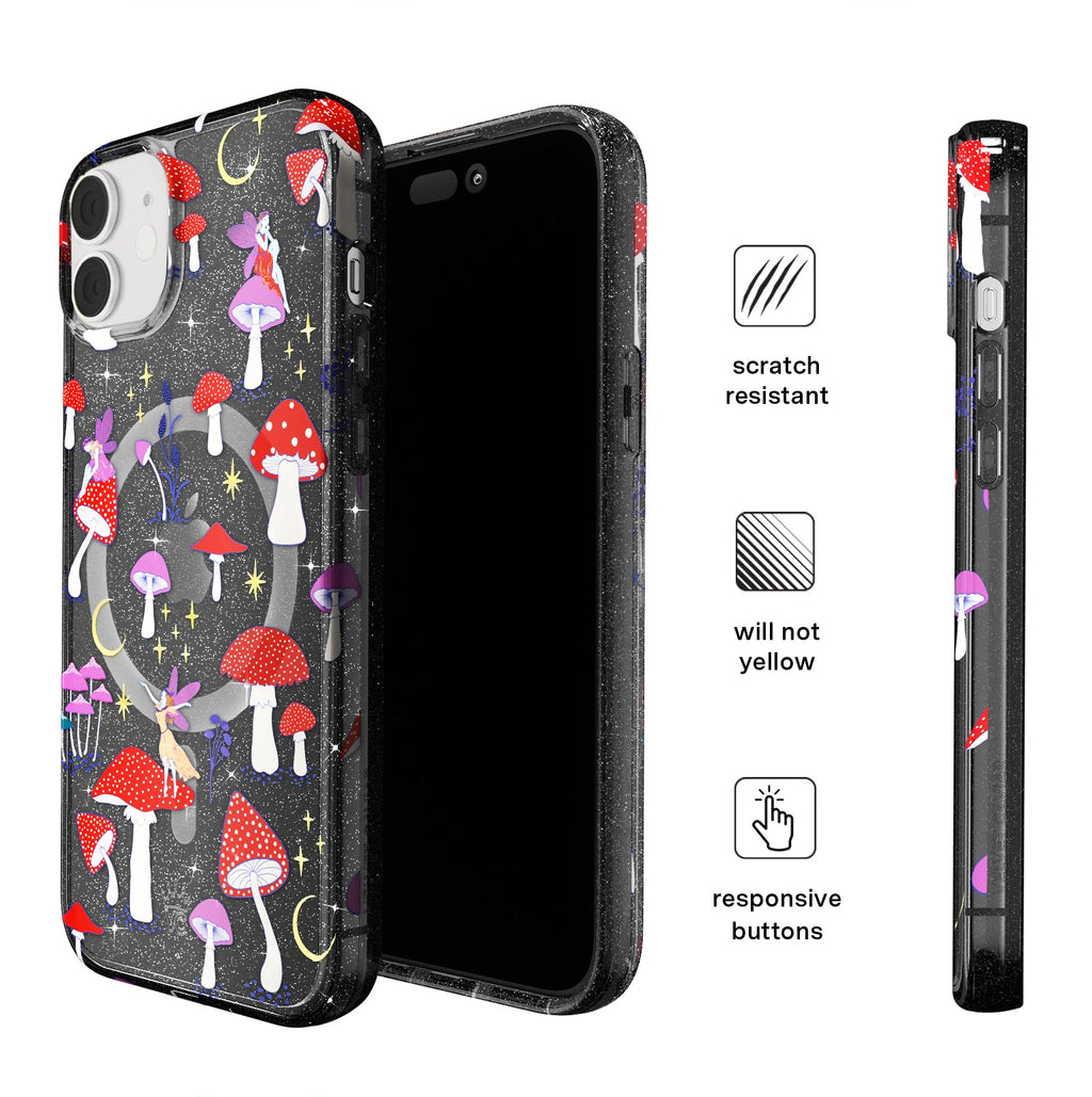 Mystic Mushrooms iPhone Case