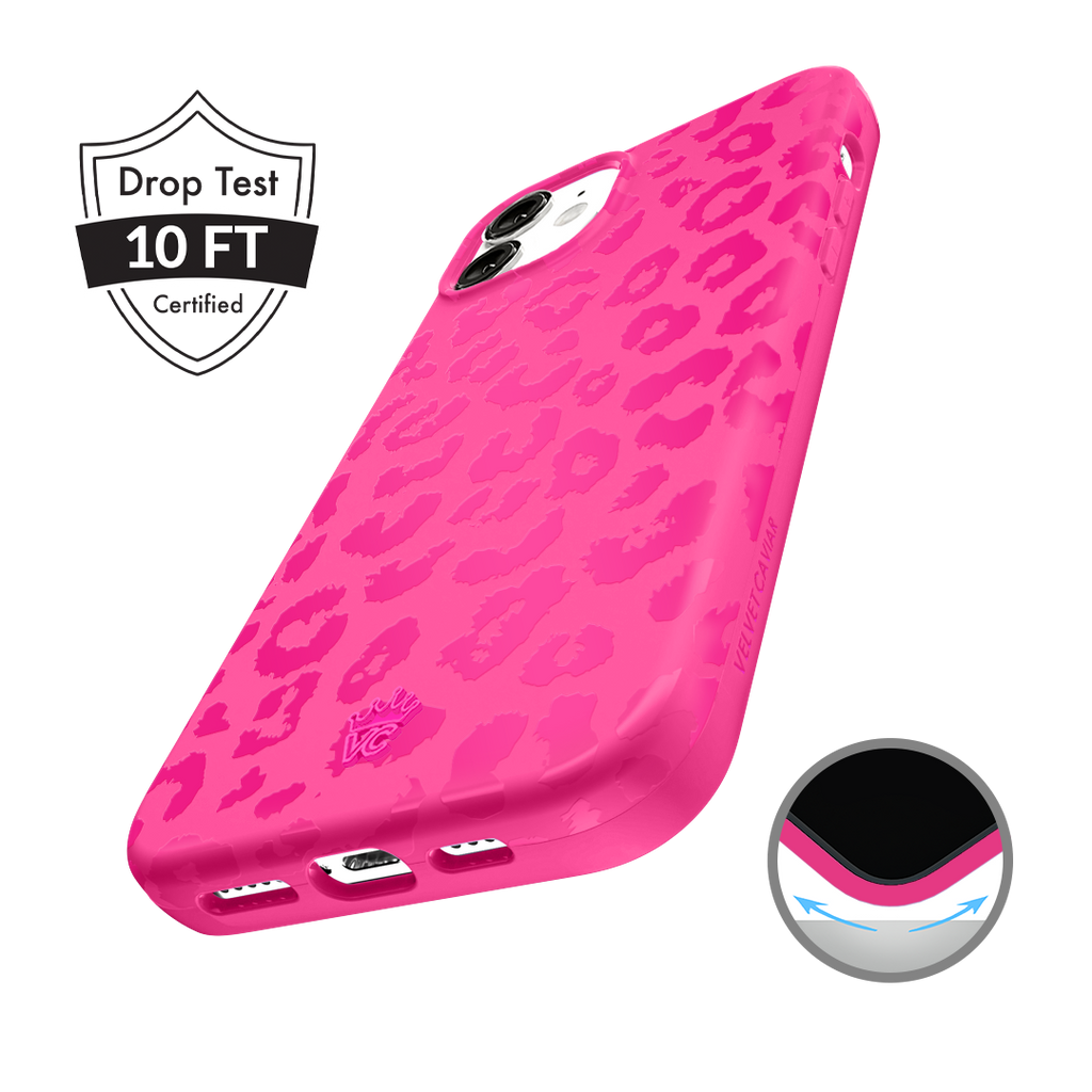 Even Hotter Pink Leopard iPhone Case