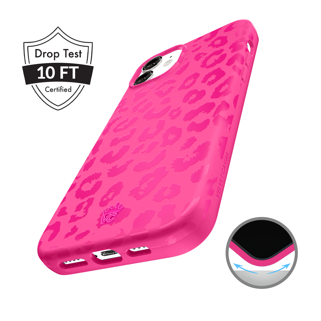 Even Hotter Pink Leopard iPhone Case