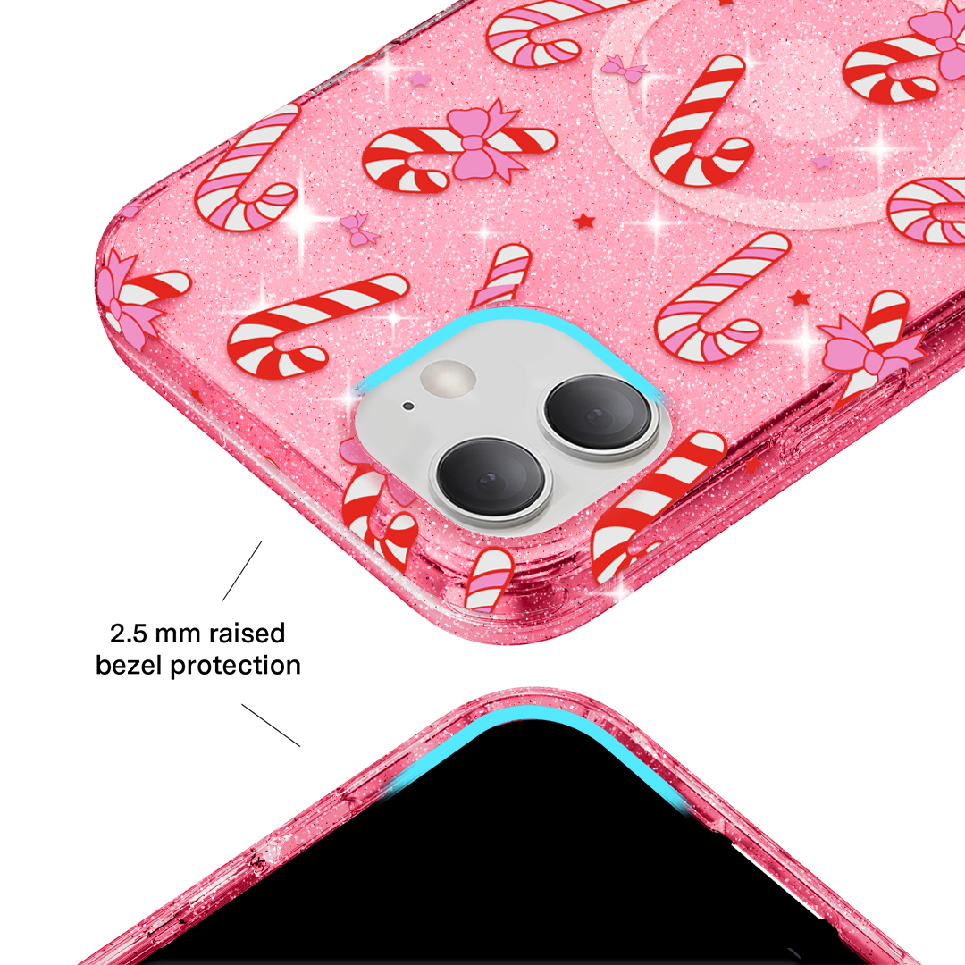 Pink Peppermint Princess iPhone Case