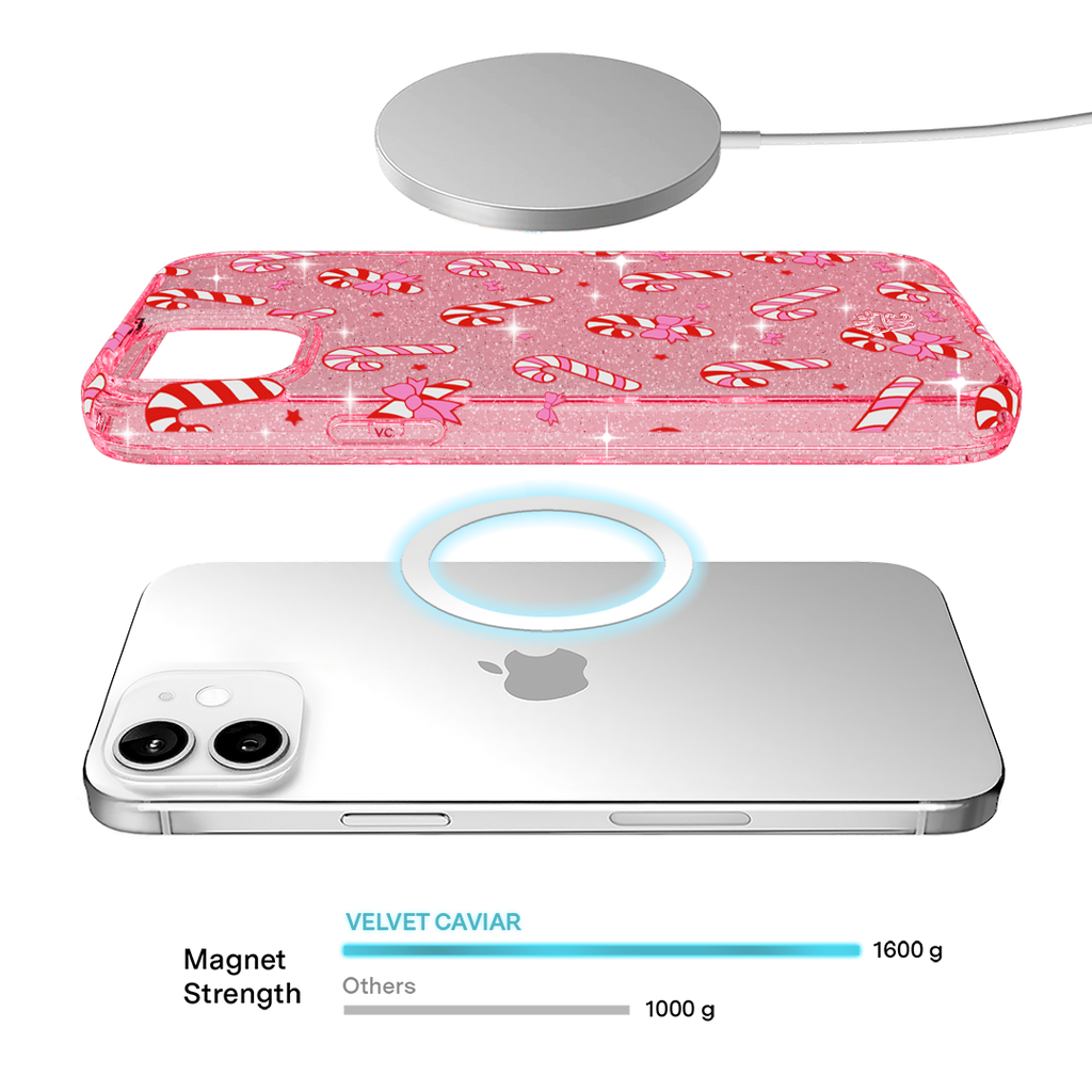 Pink Peppermint Princess iPhone Case