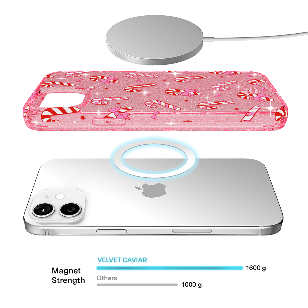Pink Peppermint Princess iPhone Case