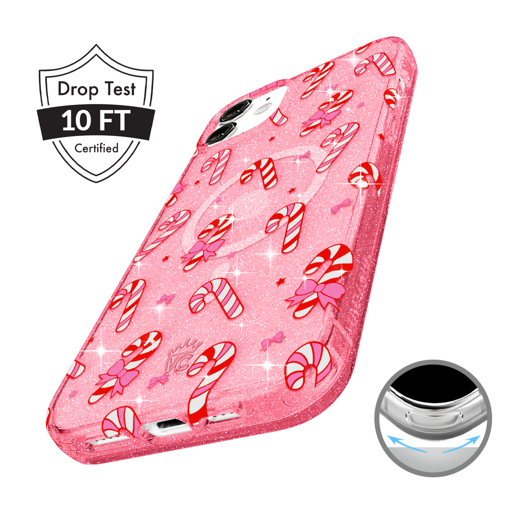 Pink Peppermint Princess iPhone Case