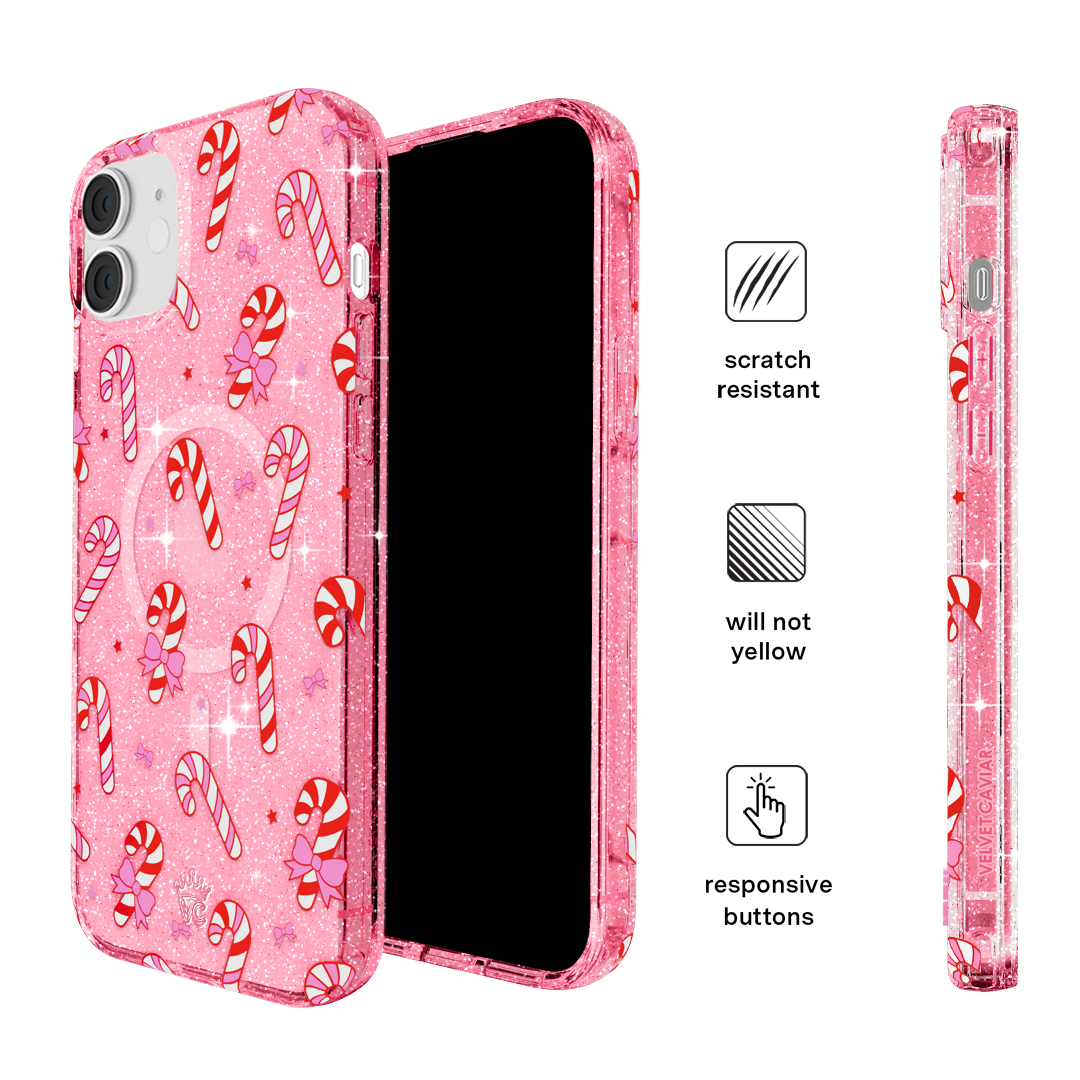 Pink Peppermint Princess iPhone Case