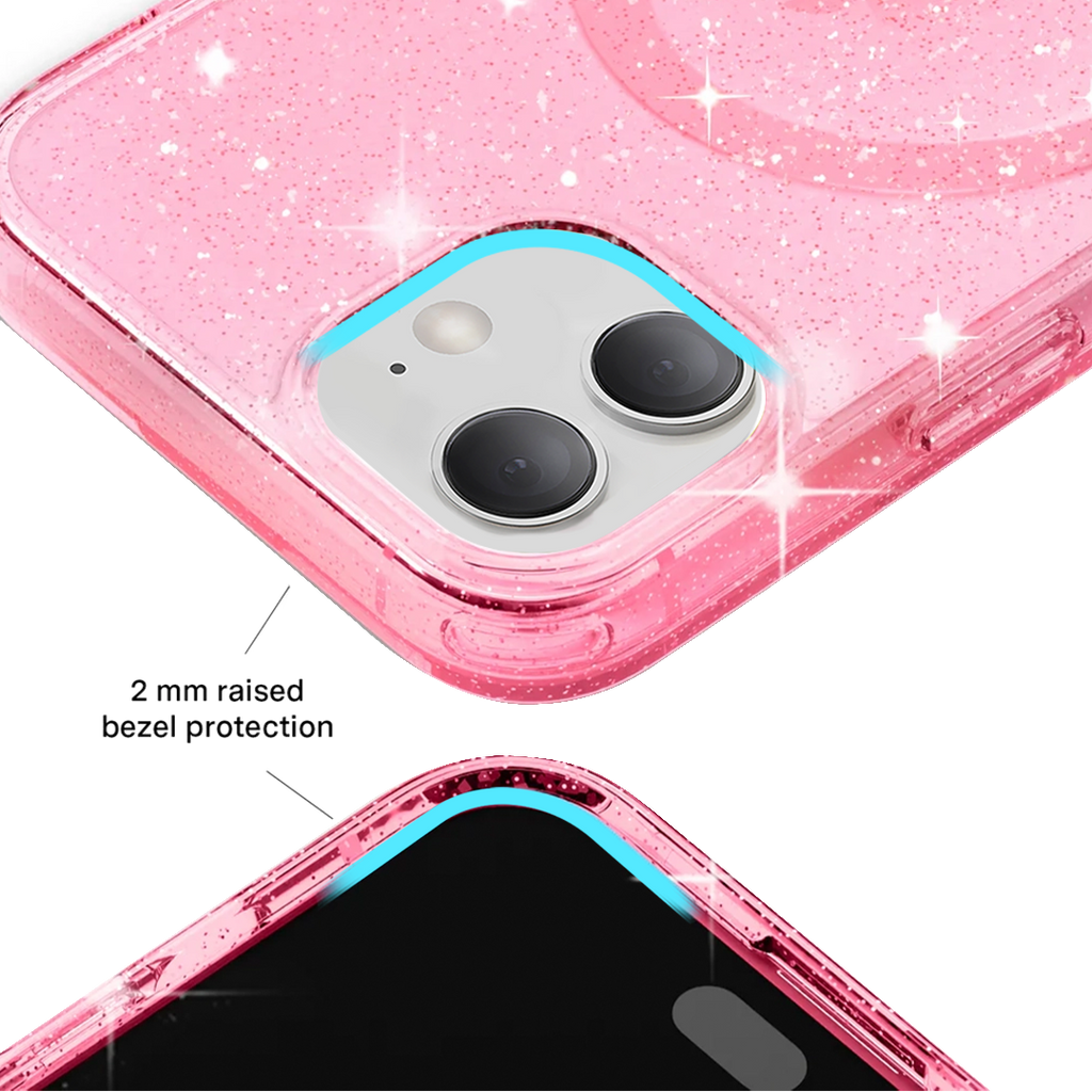 Pink Stardust Glitter iPhone Case