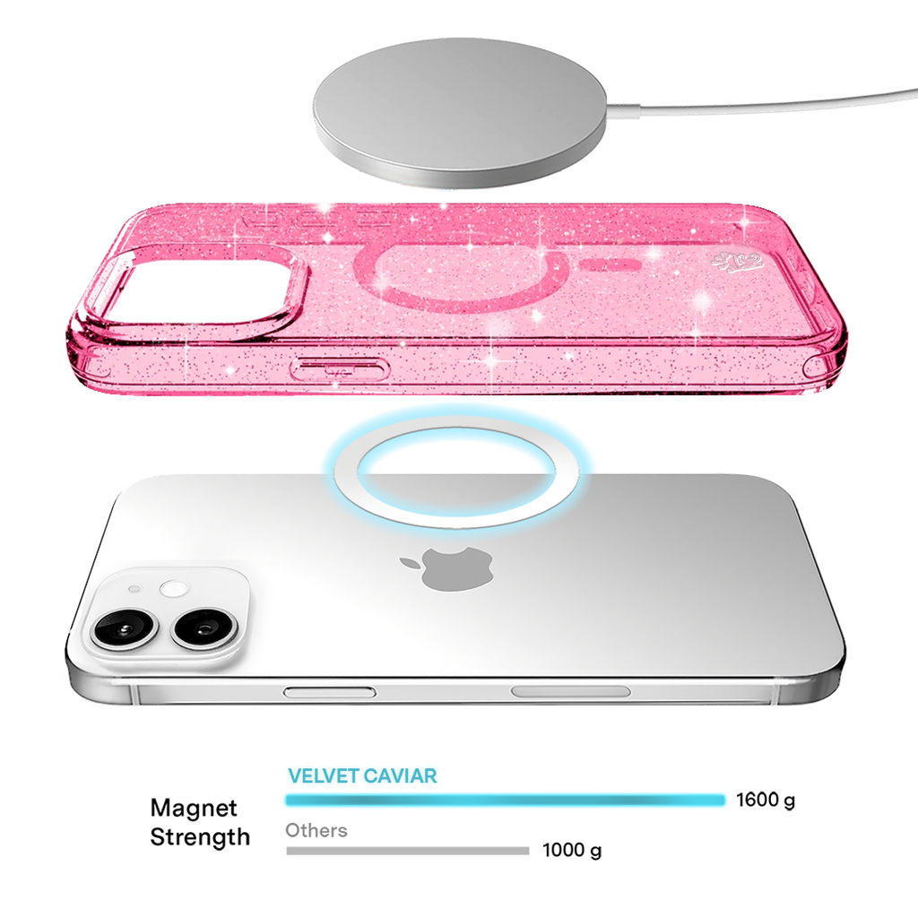 Pink Stardust Glitter iPhone Case