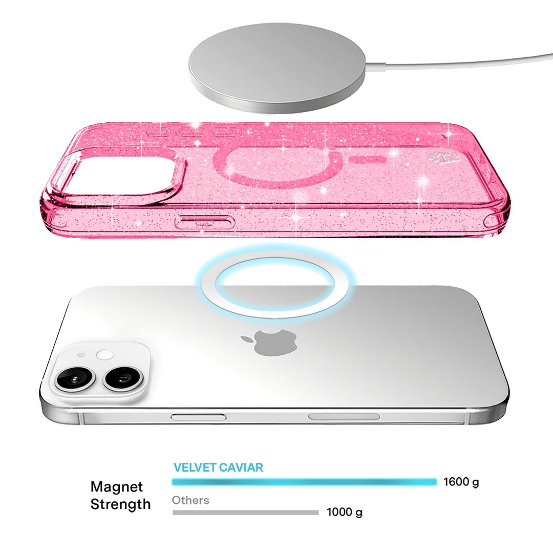Pink Stardust Glitter iPhone Case