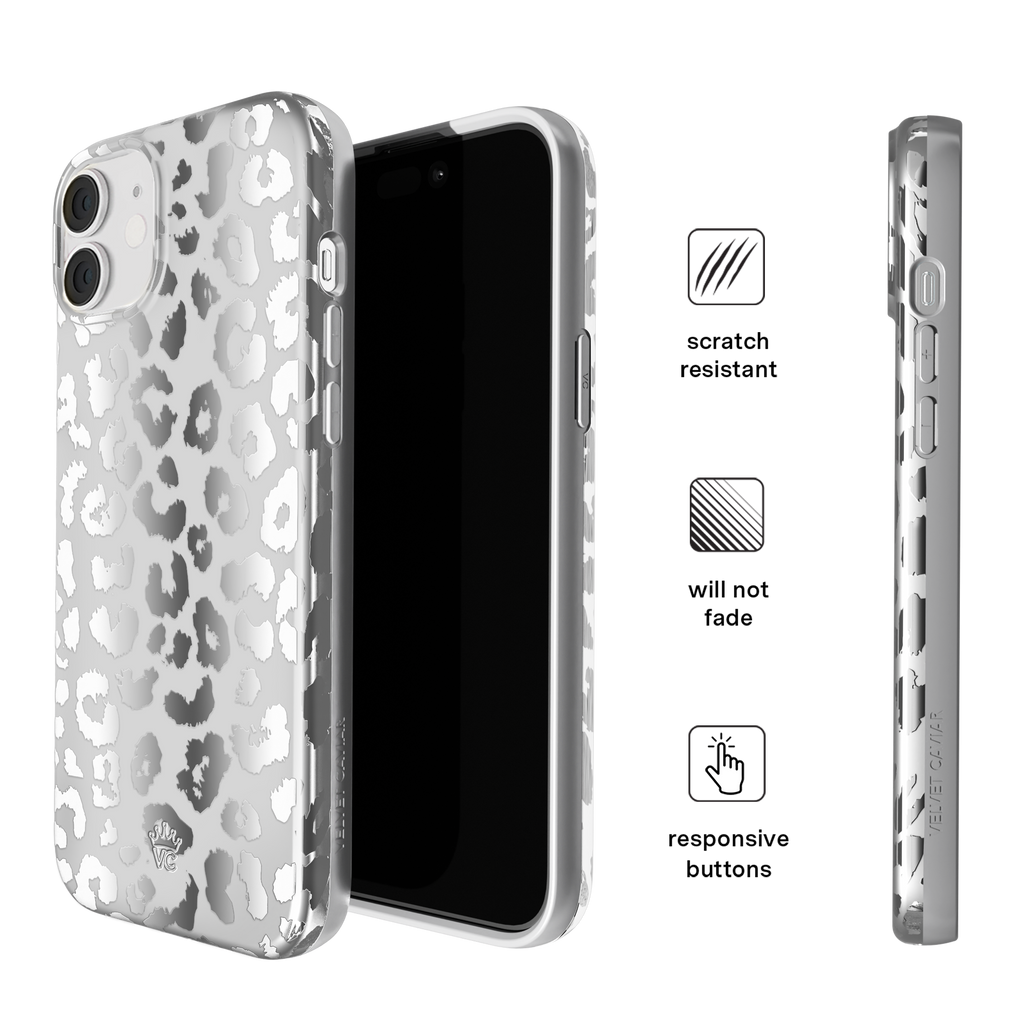 Chrome Leopard iPhone Case