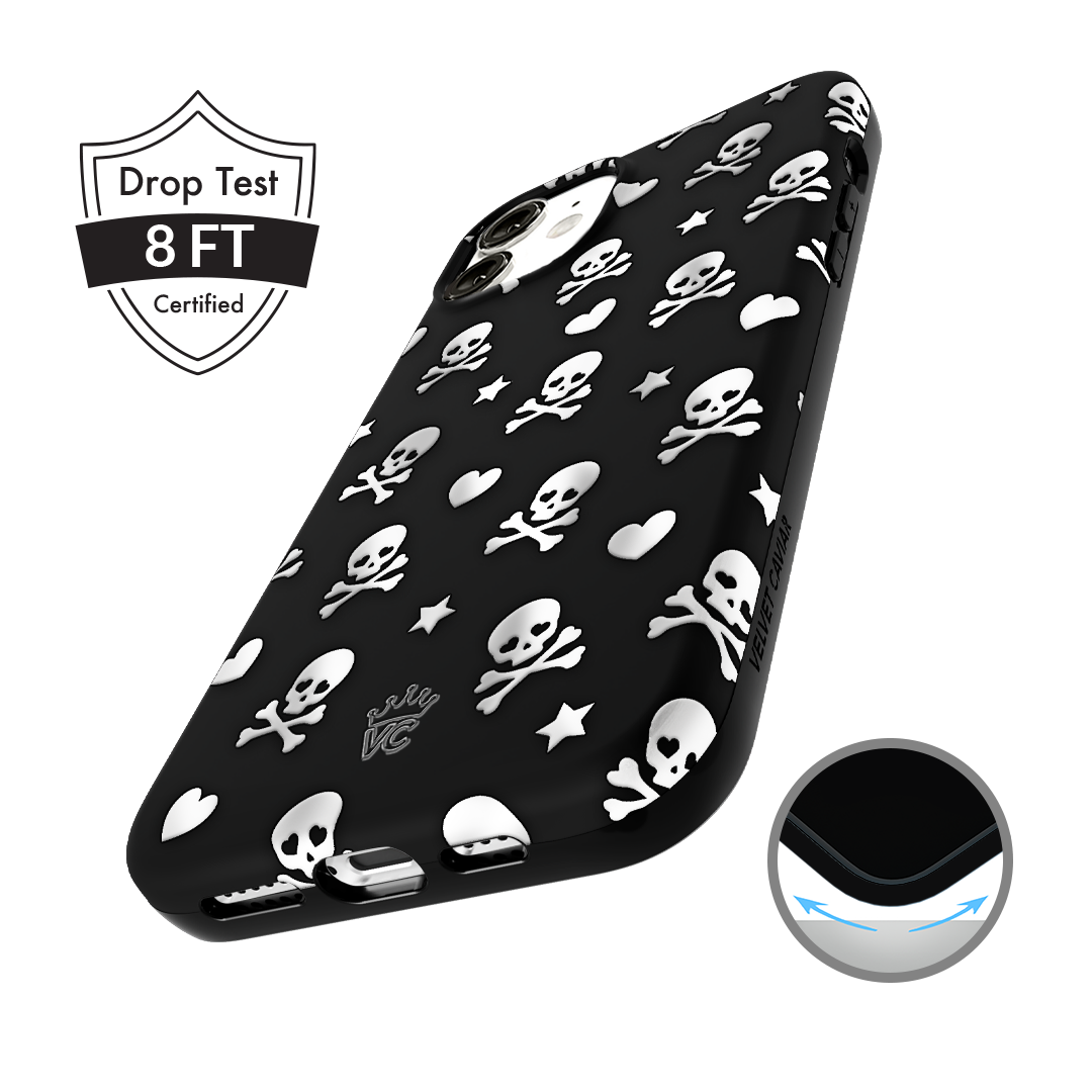 Chrome Skulls iPhone Case