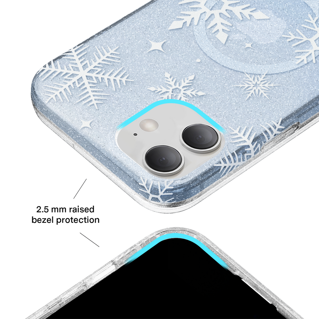 Snow Angel Glitter iPhone Case
