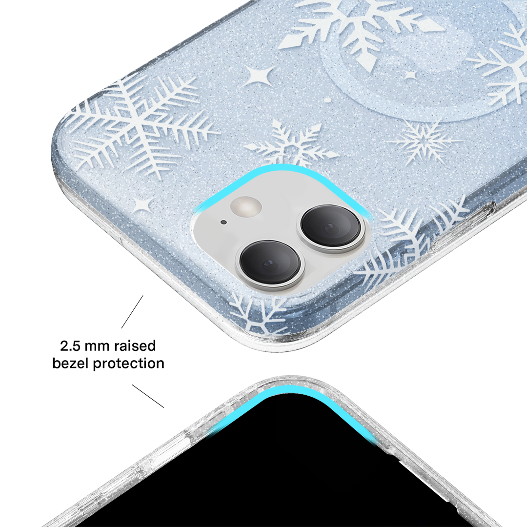 Snow Angel Glitter iPhone Case
