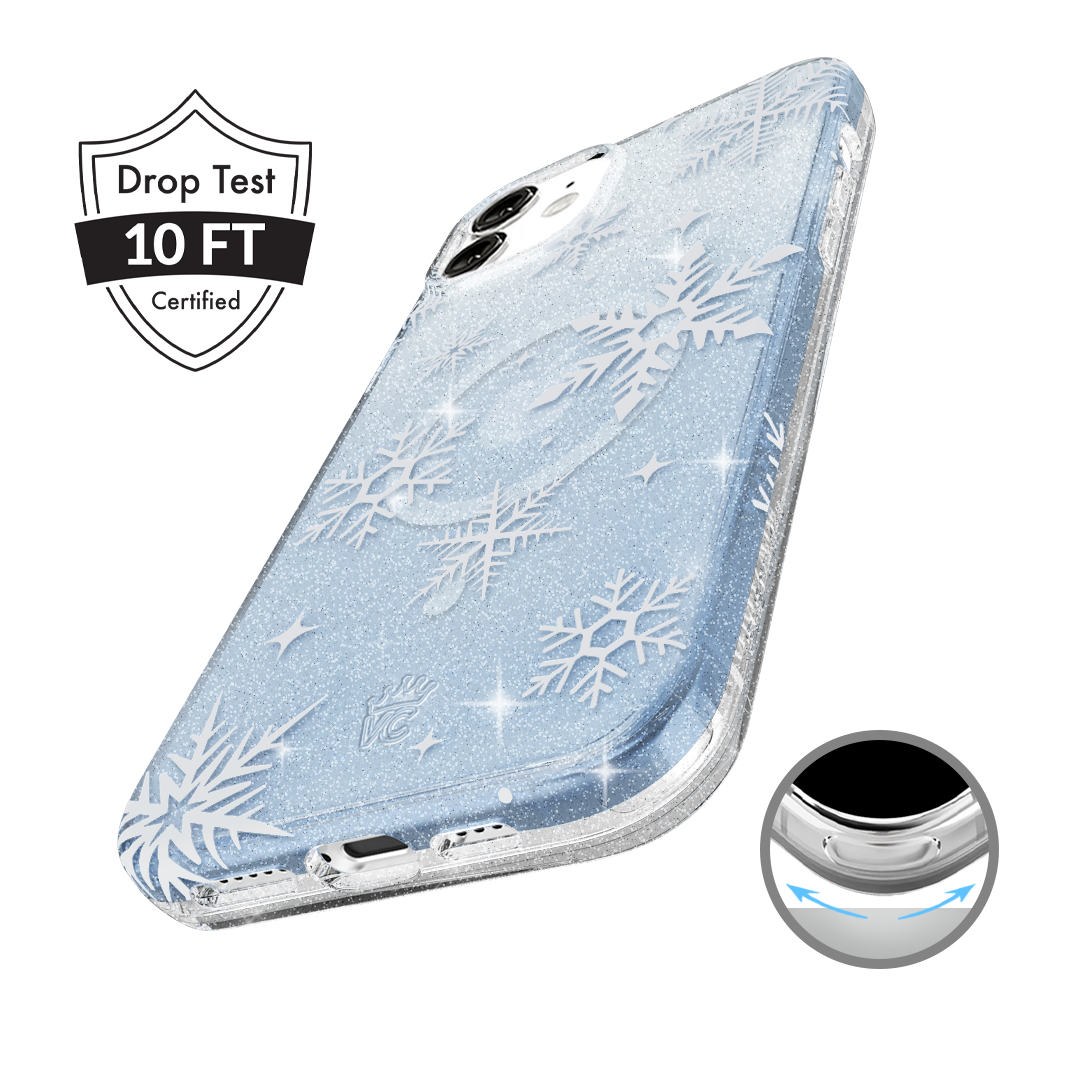 Snow Angel Glitter iPhone Case