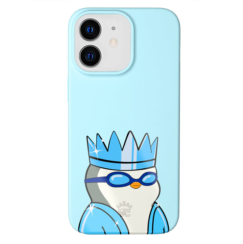 Pudgy Penguins Polar Blue iPhone Case