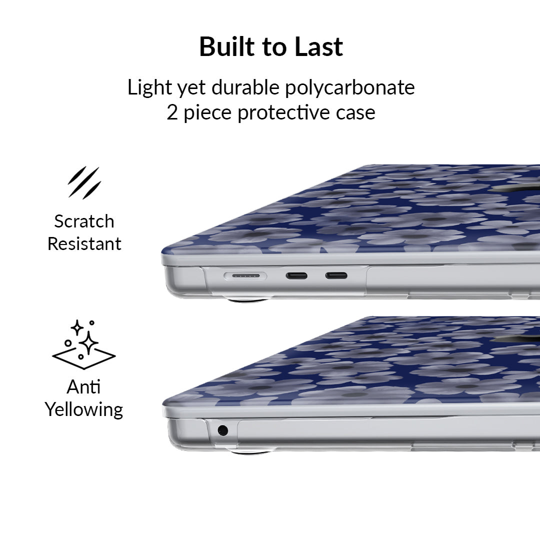 Midnight Blossom MacBook Case