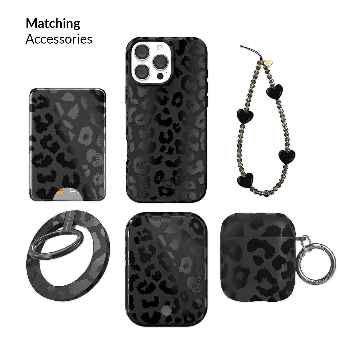 Black Leopard MacBook Case