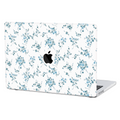 French Blue Floral MacBook Case