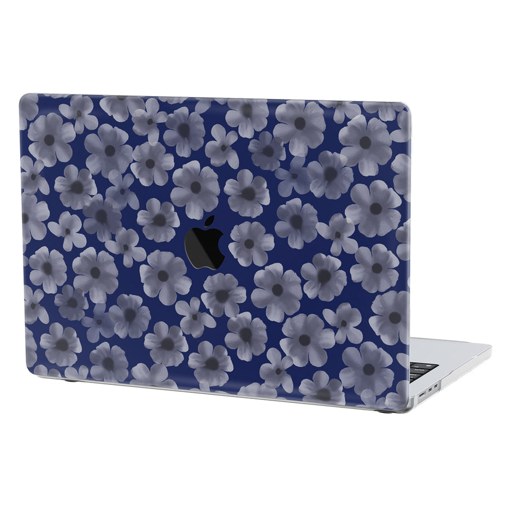 Midnight Blossom MacBook Case