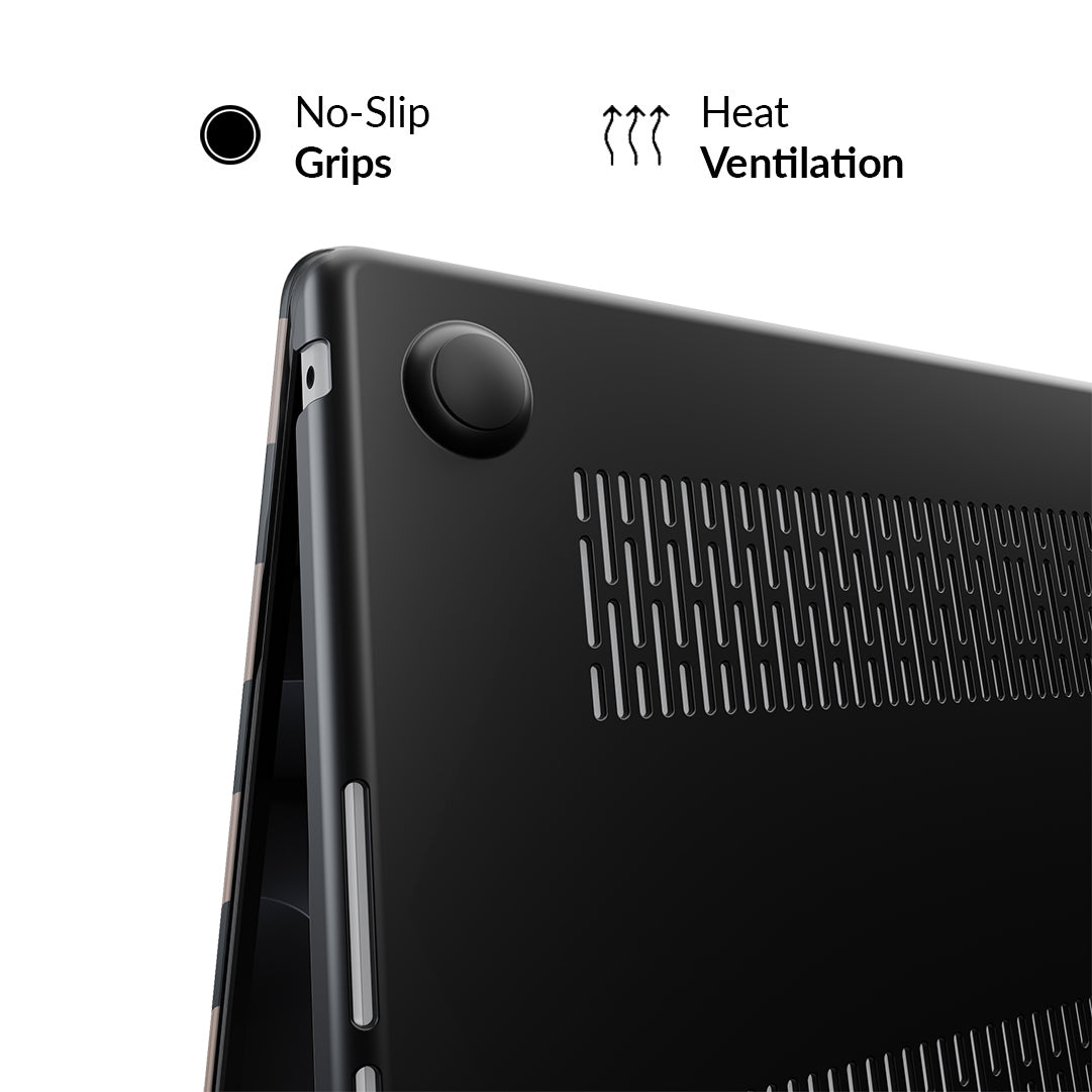 Mocha Vibe Check MacBook Case