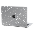 White Stars MacBook Case