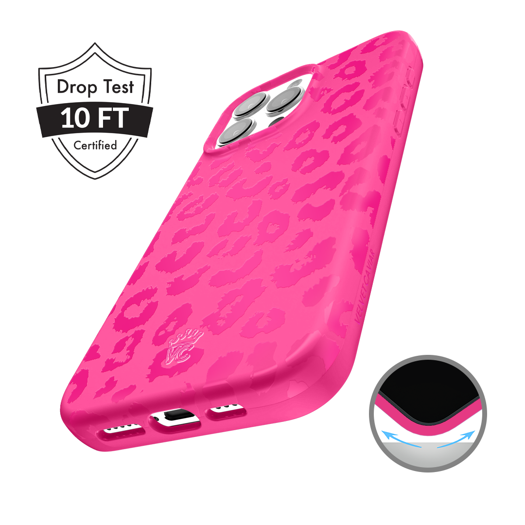 Even Hotter Pink Leopard iPhone Case