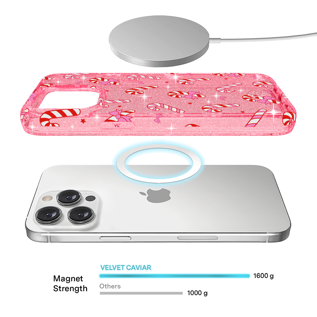 Pink Peppermint Princess iPhone Case