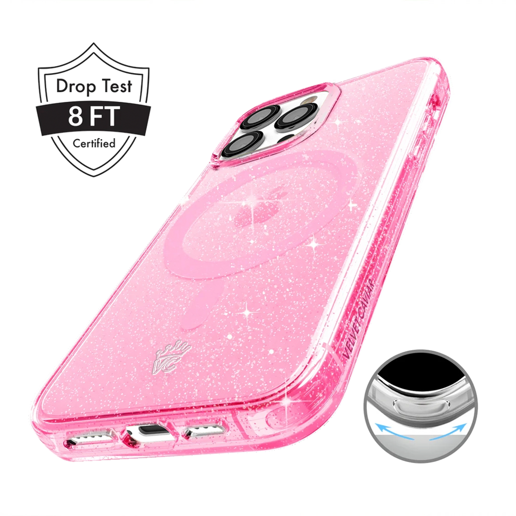 Pink Stardust Glitter iPhone Case