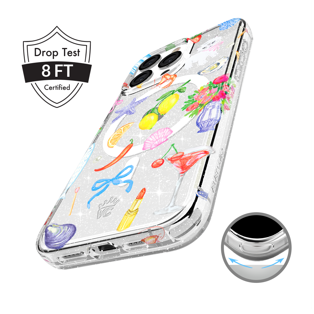 Dolce Vita Glitter iPhone Case