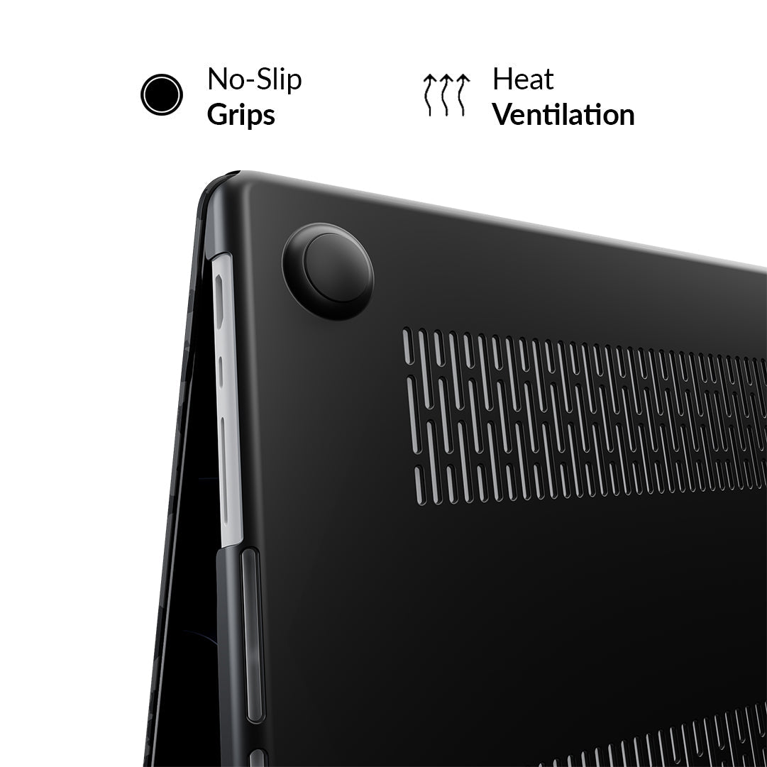 Black Leopard MacBook Case