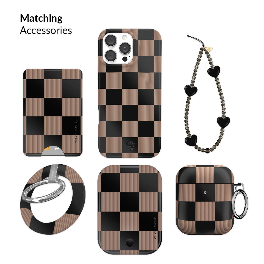 Mocha Vibe Check MacBook Case