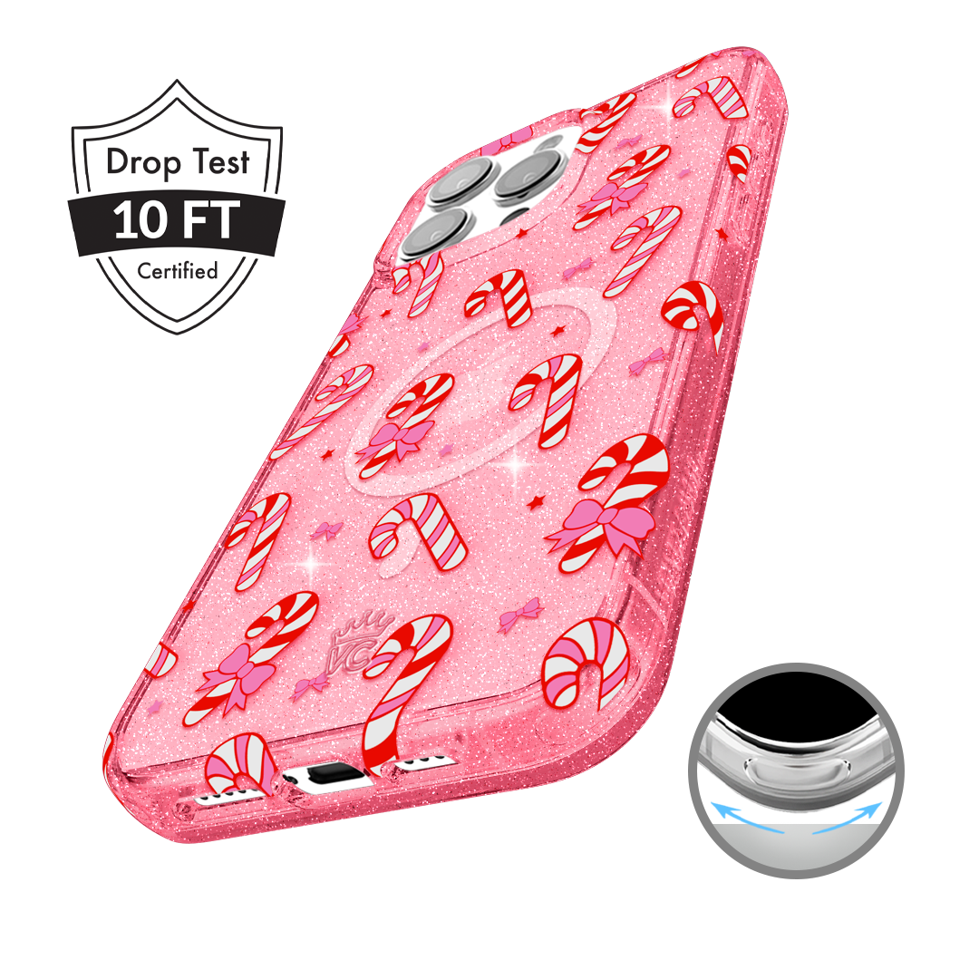 Pink Peppermint Princess iPhone Case