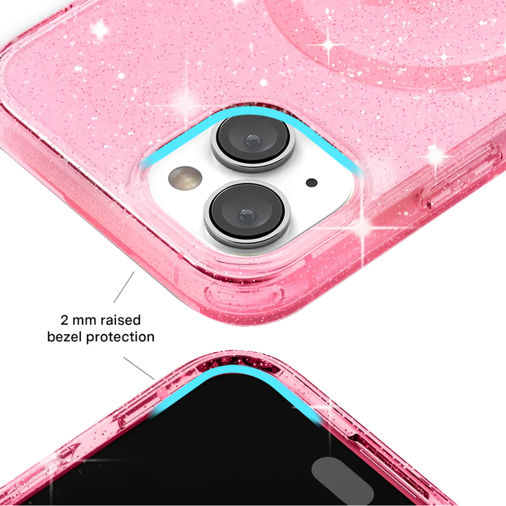Pink Stardust Glitter iPhone Case