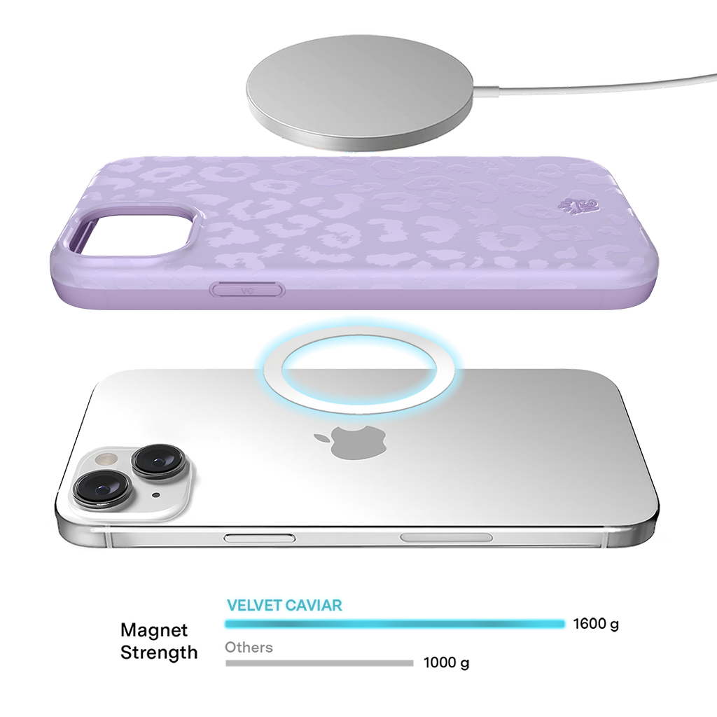 Lilac Leopard iPhone Case