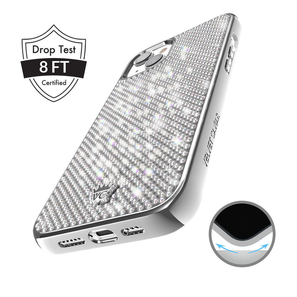 Chrome Caviar Crystals iPhone Case