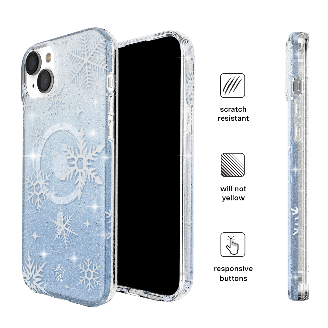 Snow Angel Glitter iPhone Case