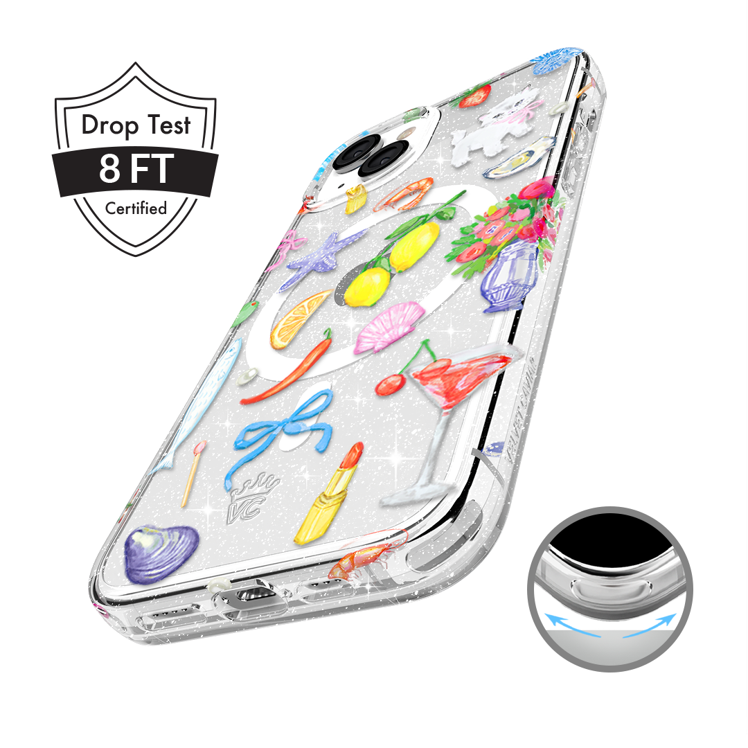 Dolce Vita Glitter iPhone Case