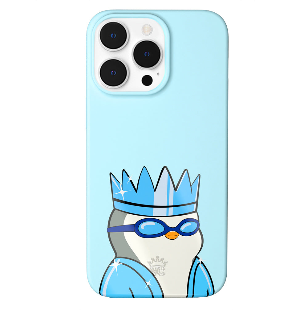 Pudgy Penguins Polar Blue iPhone Case